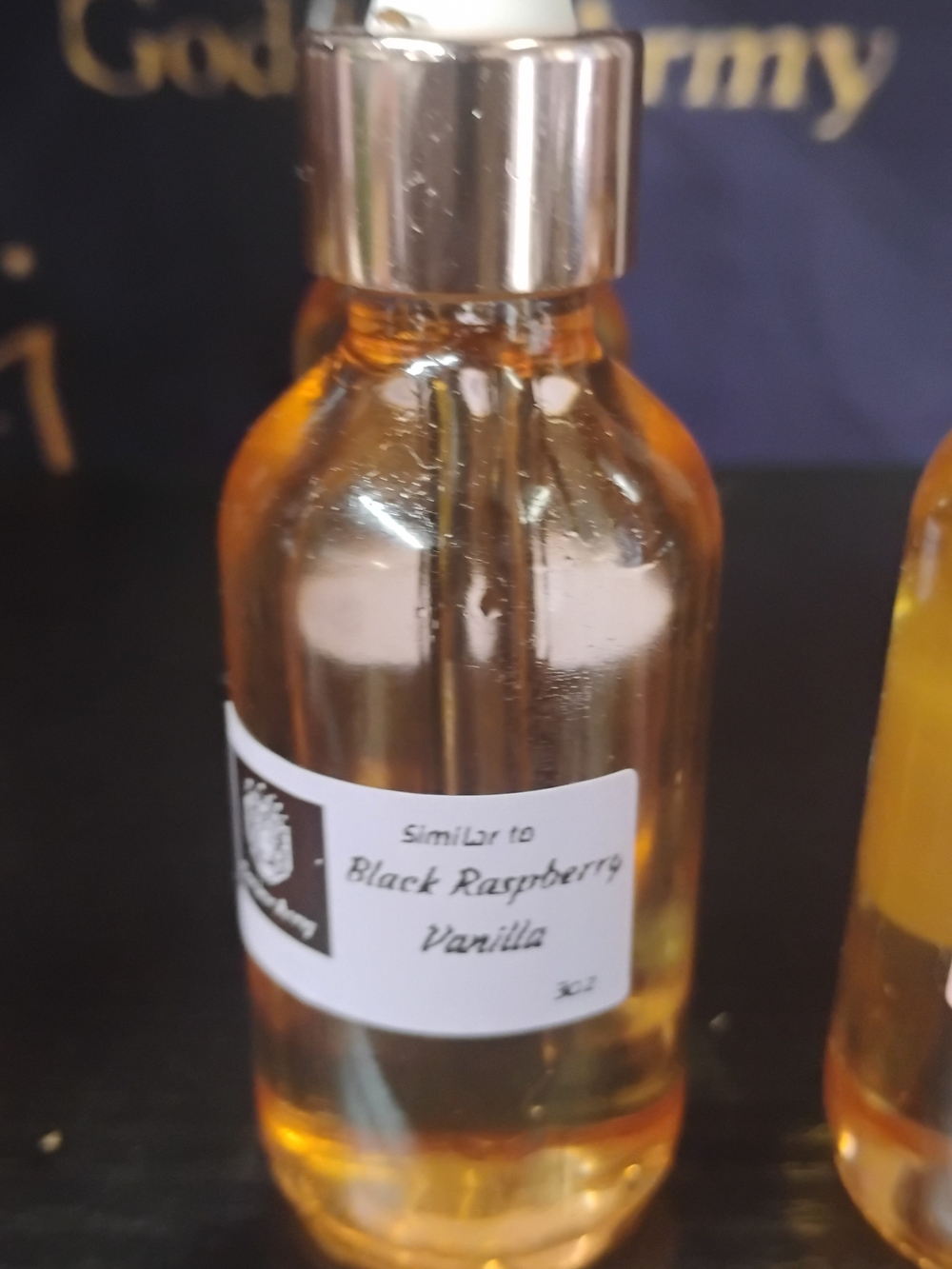 Black Raspberry Vanilla Body Oil - Amber
